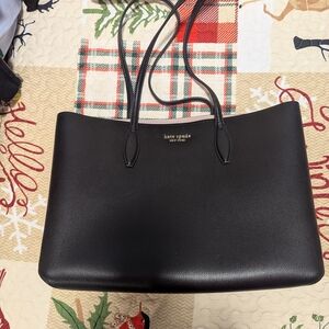 Kate Spade Black Textured Tote
